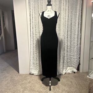 Black cocktail dress